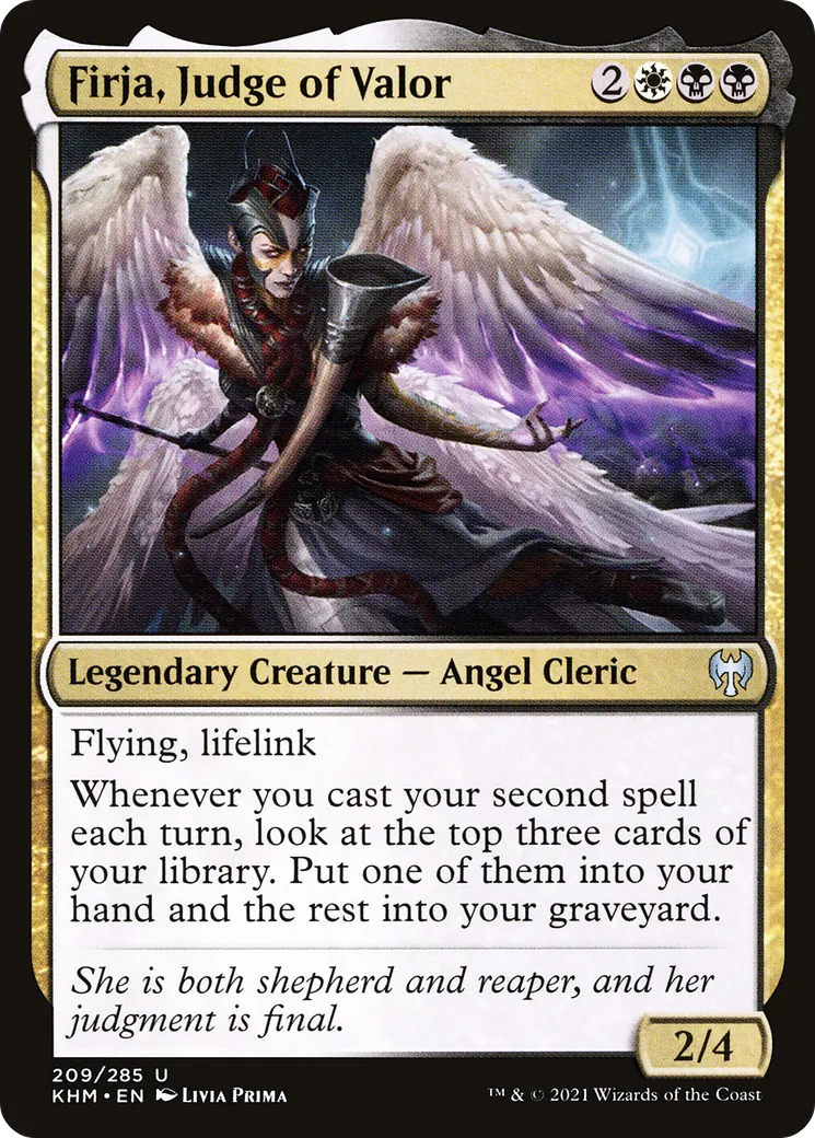 Firja, Judge of Valor — Kaldheim — Magic: The Gathering