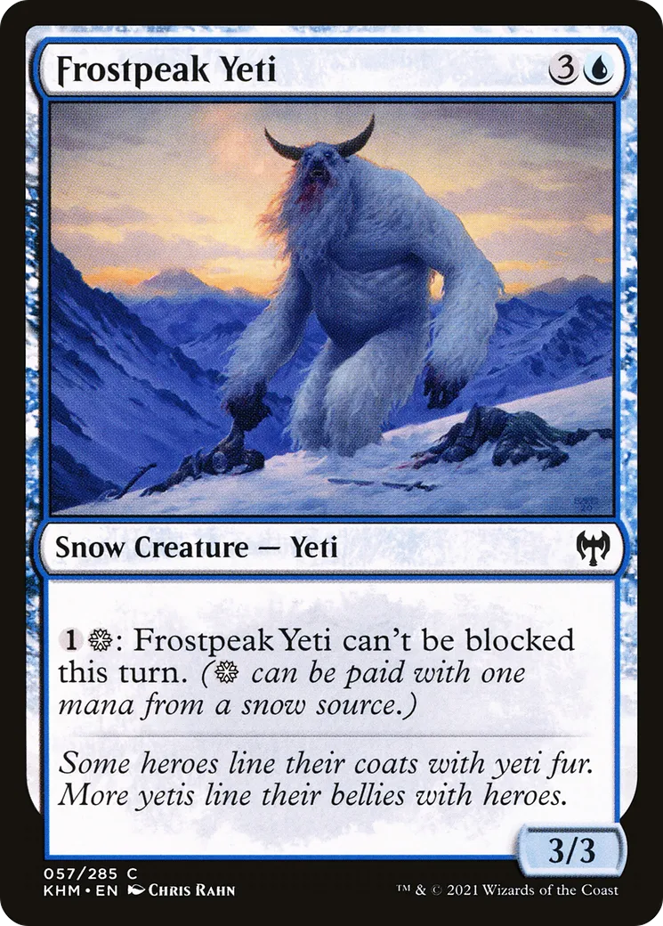 Yeti de Gèlemont — Kaldheim — Magic: The Gathering