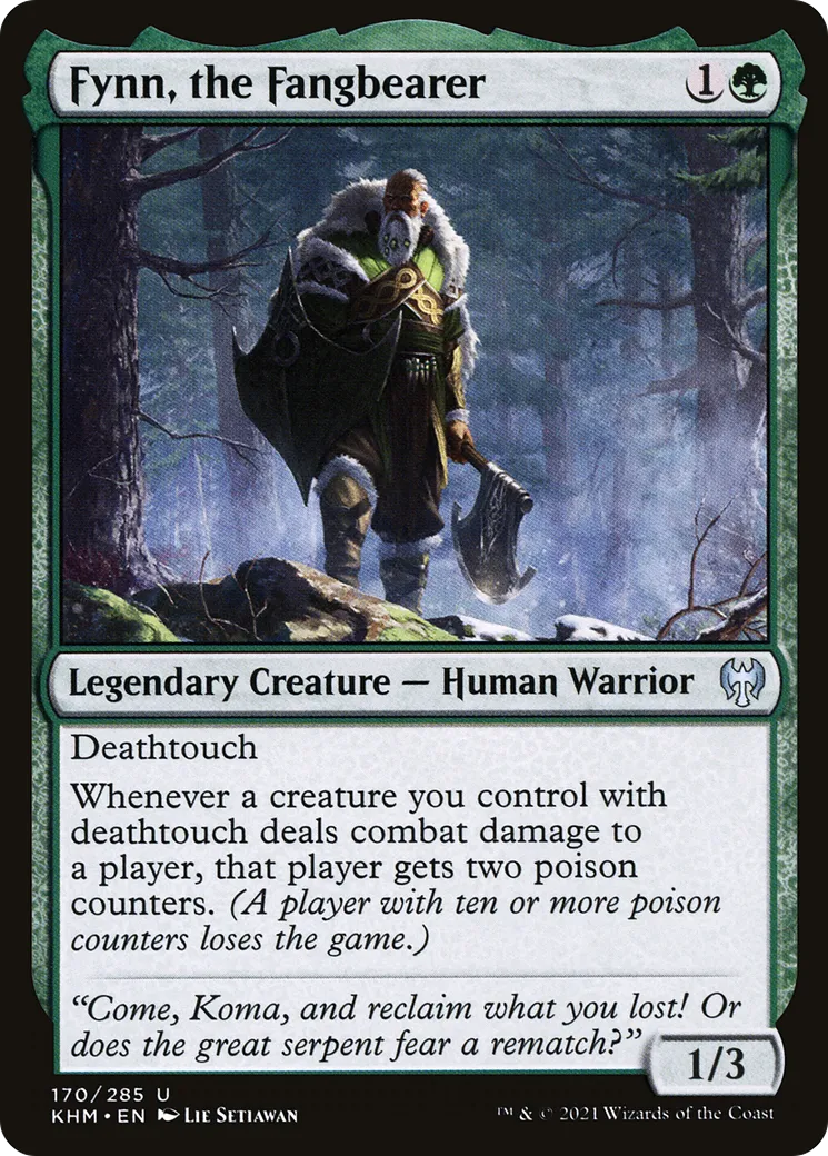 Fynn, the Fangbearer — Kaldheim — Magic: The Gathering