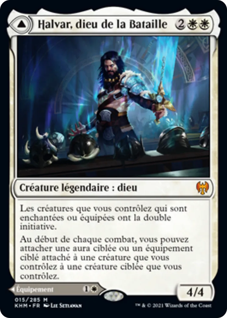 Halvar, dieu de la Bataille // Épée des royaumes — Kaldheim — Magic: The Gathering