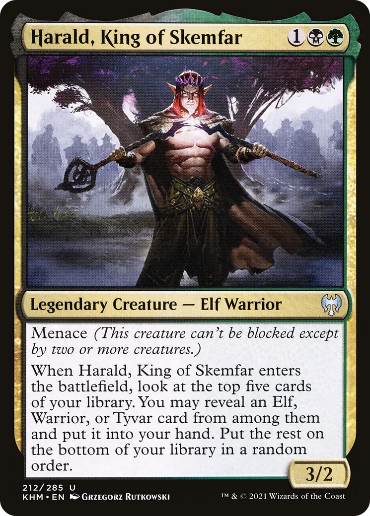 Harald, King of Skemfar — Kaldheim — Magic: The Gathering