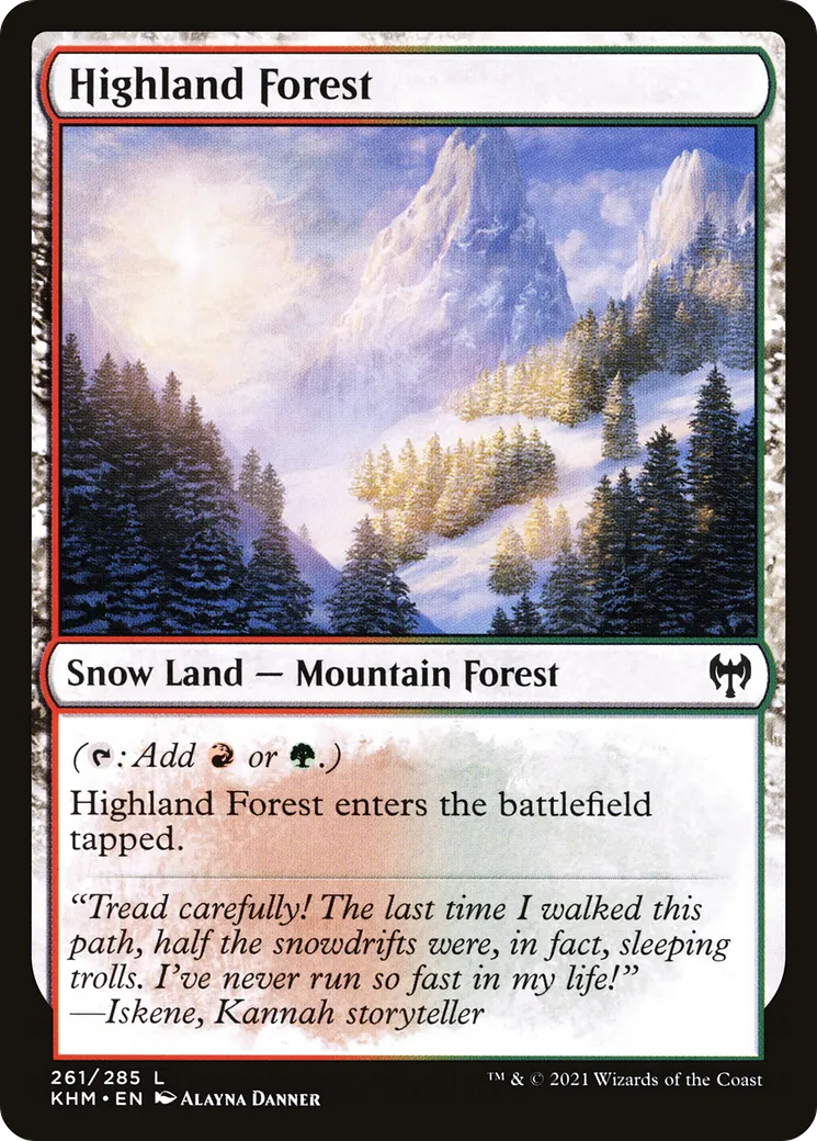 Highland Forest — Kaldheim — Magic: The Gathering