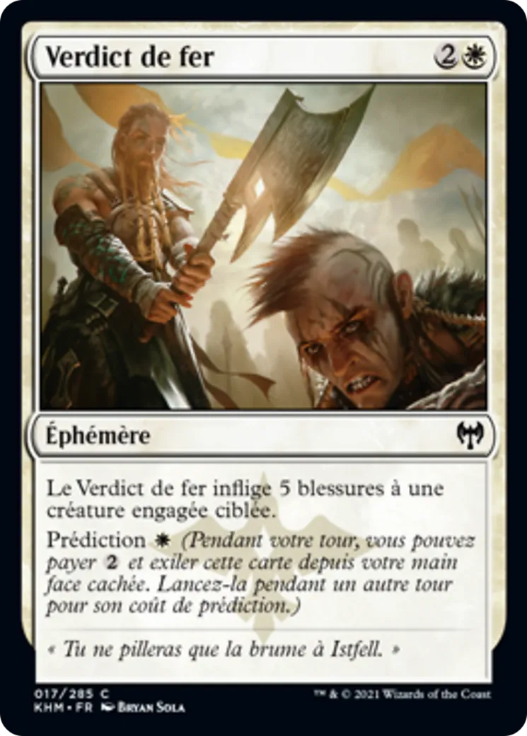 Verdict de fer — Kaldheim — Magic: The Gathering