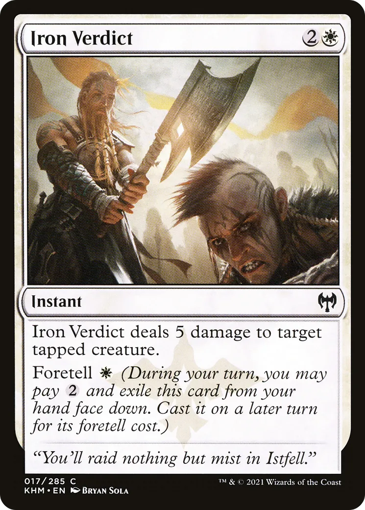 Verdict de fer — Kaldheim — Magic: The Gathering