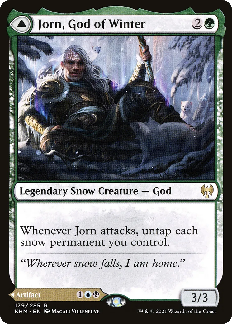 Jorn, dieu de l'Hiver // Kaldring, le bâton de givre — Kaldheim — Magic: The Gathering