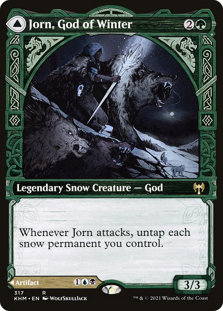 Jorn, God of Winter // Kaldring, the Rimestaff — Kaldheim — Magic: The Gathering