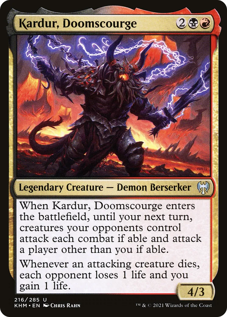 Kardur, fléau du domeskar — Kaldheim — Magic: The Gathering