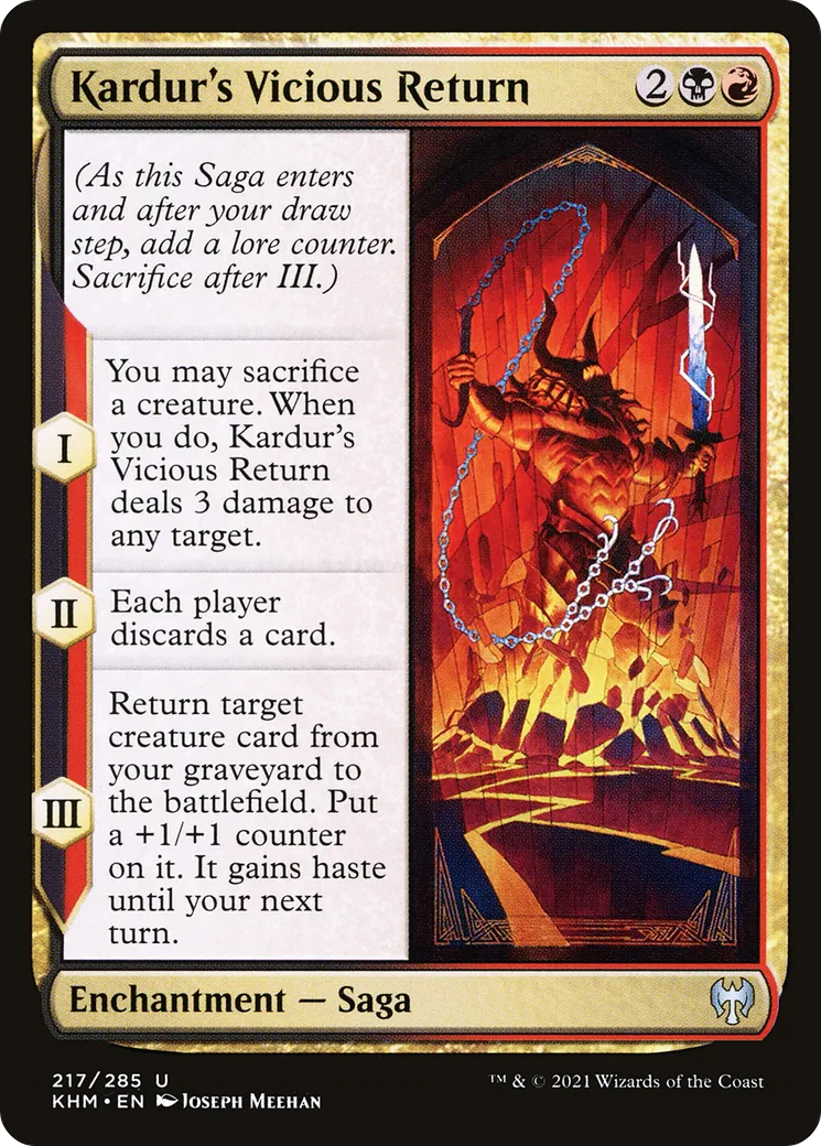 Kardur's Vicious Return — Kaldheim — Magic: The Gathering