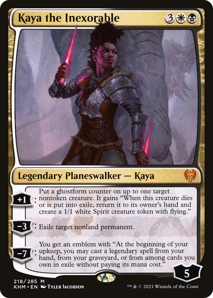 Kaya the Inexorable — Kaldheim — Magic: The Gathering