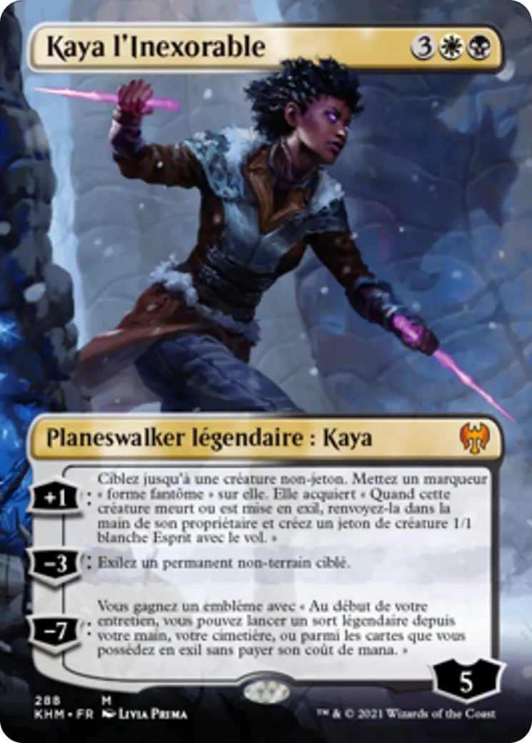 Kaya l'Inexorable — Kaldheim — Magic: The Gathering
