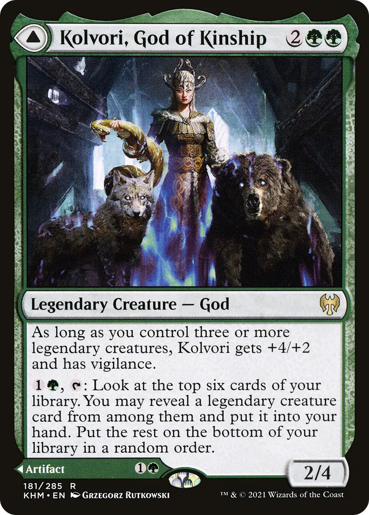 Kolvori, déesse de la Parenté // La fibule de Ringhart — Kaldheim — Magic: The Gathering