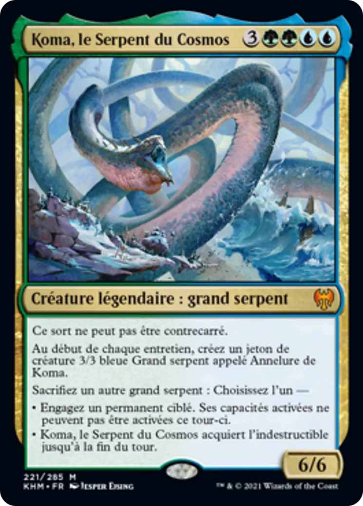 Koma, le Serpent du Cosmos — Kaldheim — Magic: The Gathering