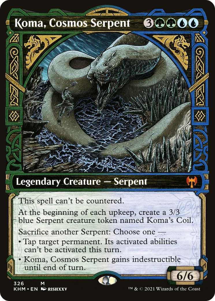 Koma, le Serpent du Cosmos — Kaldheim — Magic: The Gathering