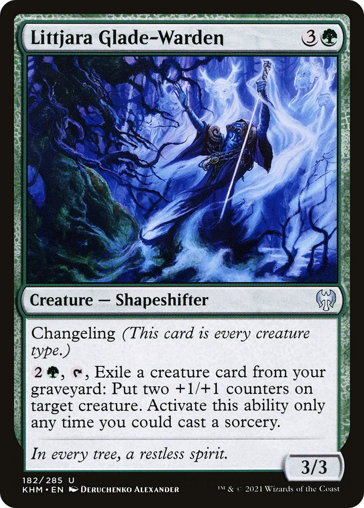 Littjara Glade-Warden — Kaldheim — Magic: The Gathering