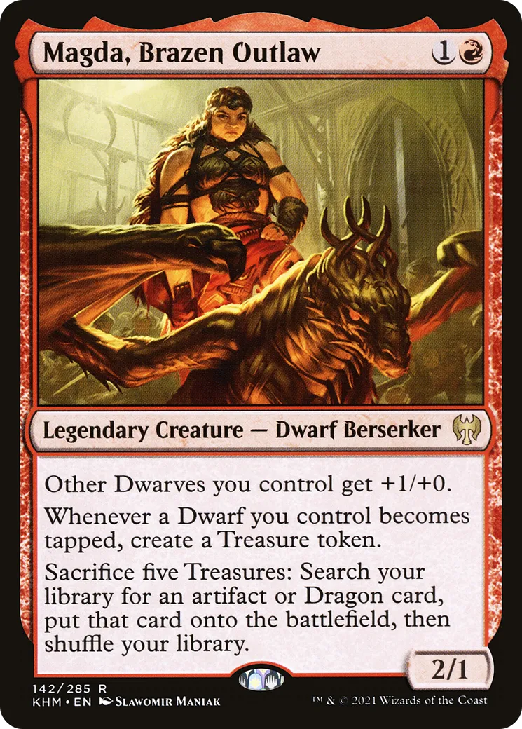 Magda, Brazen Outlaw from Kaldheim - Magic: The Gathering