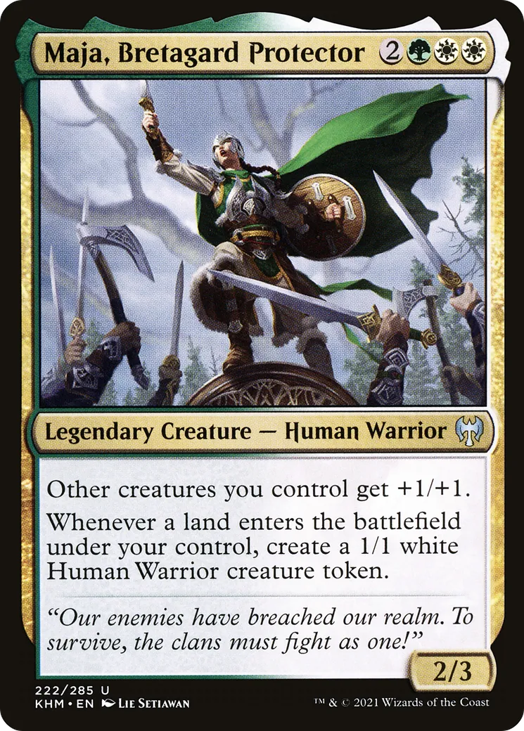 Maja, Bretagard Protector — Kaldheim — Magic: The Gathering
