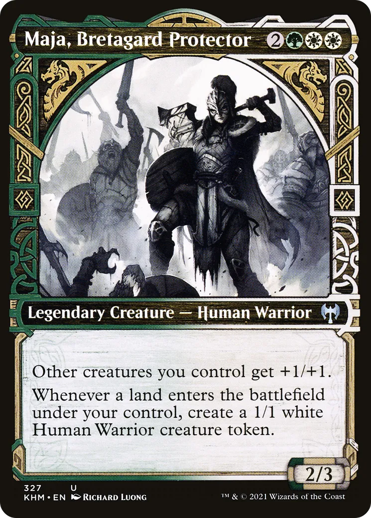 Maja, protectrice de Bretagard — Kaldheim — Magic: The Gathering