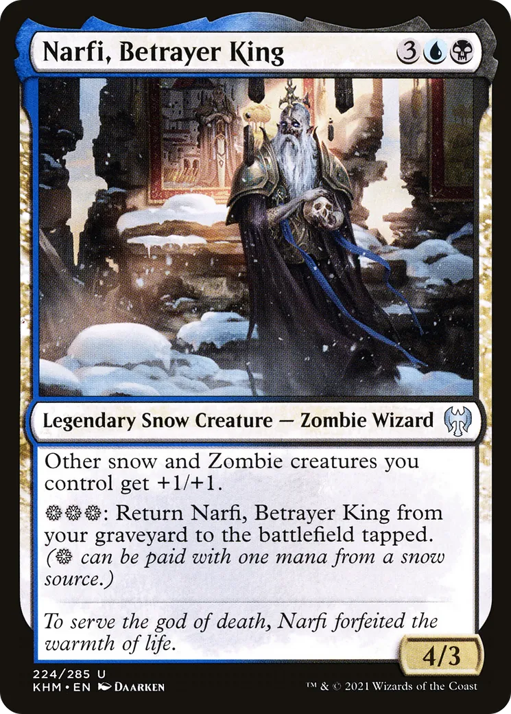 Narfi, roi traître — Kaldheim — Magic: The Gathering