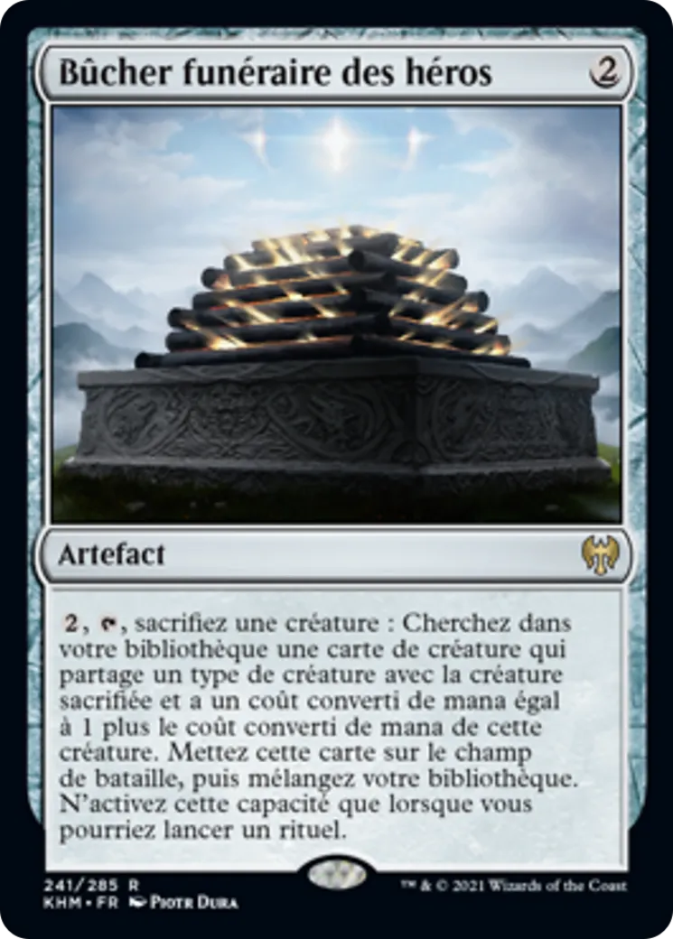 Bûcher funéraire des héros — Kaldheim — Magic: The Gathering