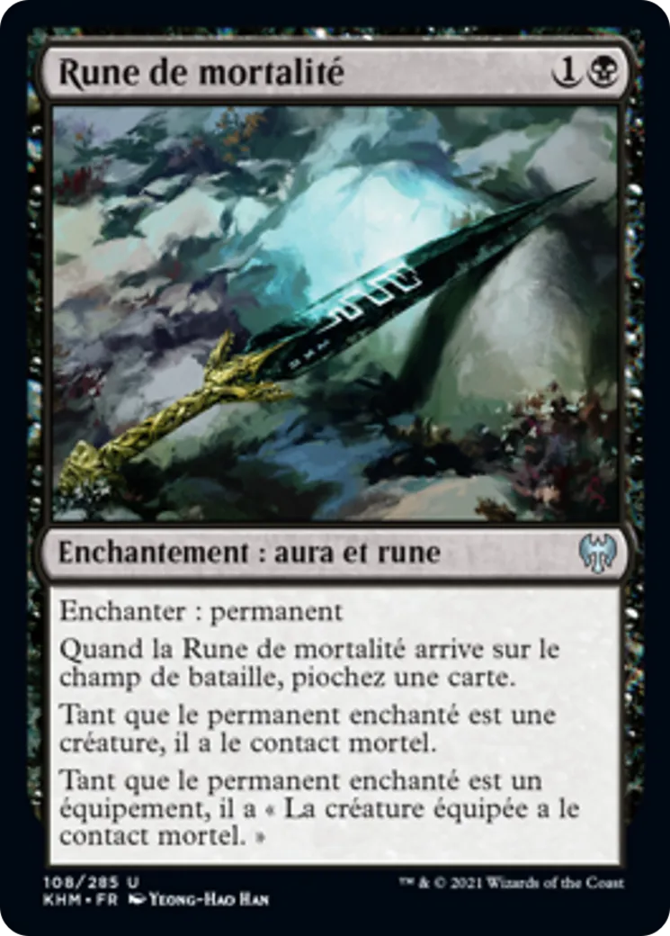 Rune de mortalité from Kaldheim - Magic: The Gathering