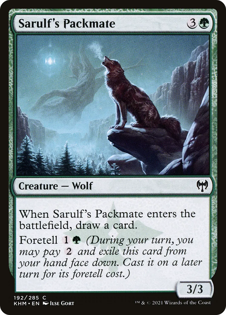 Sarulf's Packmate — Kaldheim — Magic: The Gathering