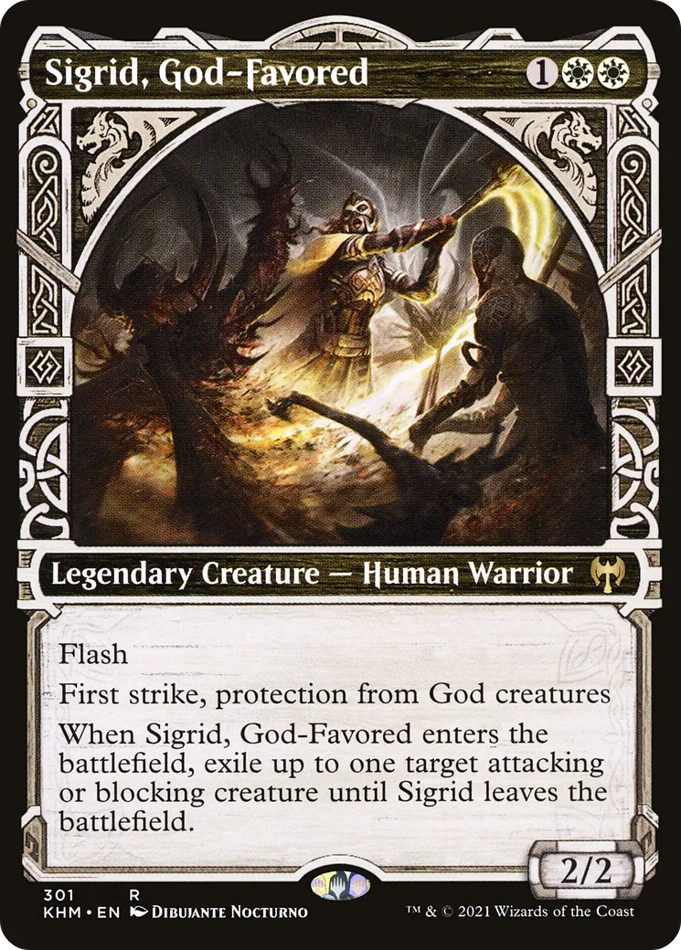 Sigrid, God-Favored — Kaldheim — Magic: The Gathering