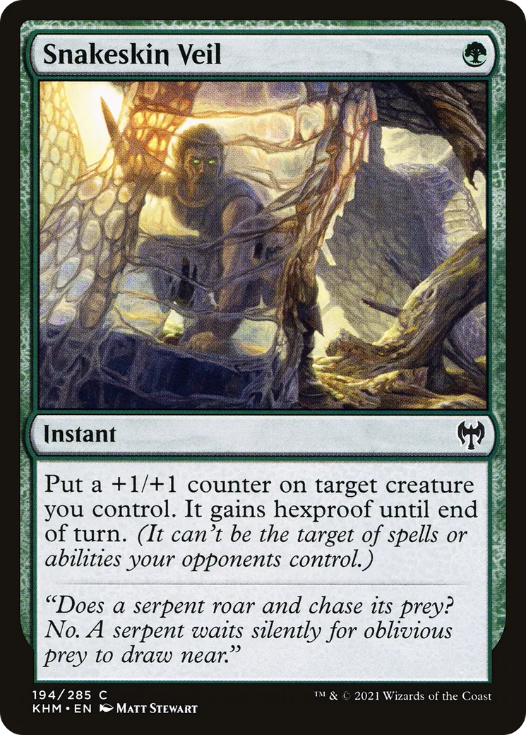 Snakeskin Veil — Kaldheim — Magic: The Gathering
