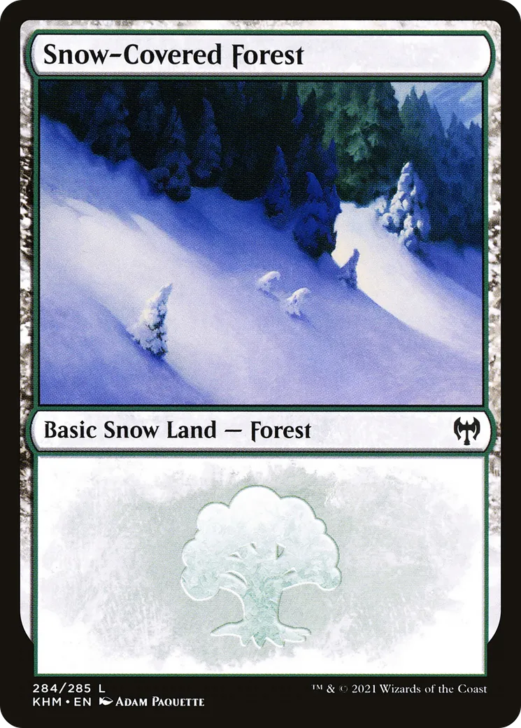 Snow-Covered Forest — Kaldheim — Magic: The Gathering