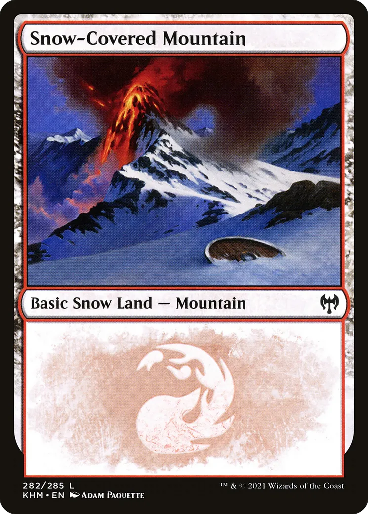 Snow-Covered Mountain — Kaldheim — Magic: The Gathering