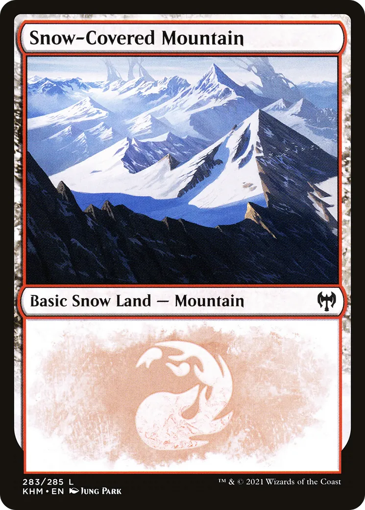 Montagne enneigée — Kaldheim — Magic: The Gathering