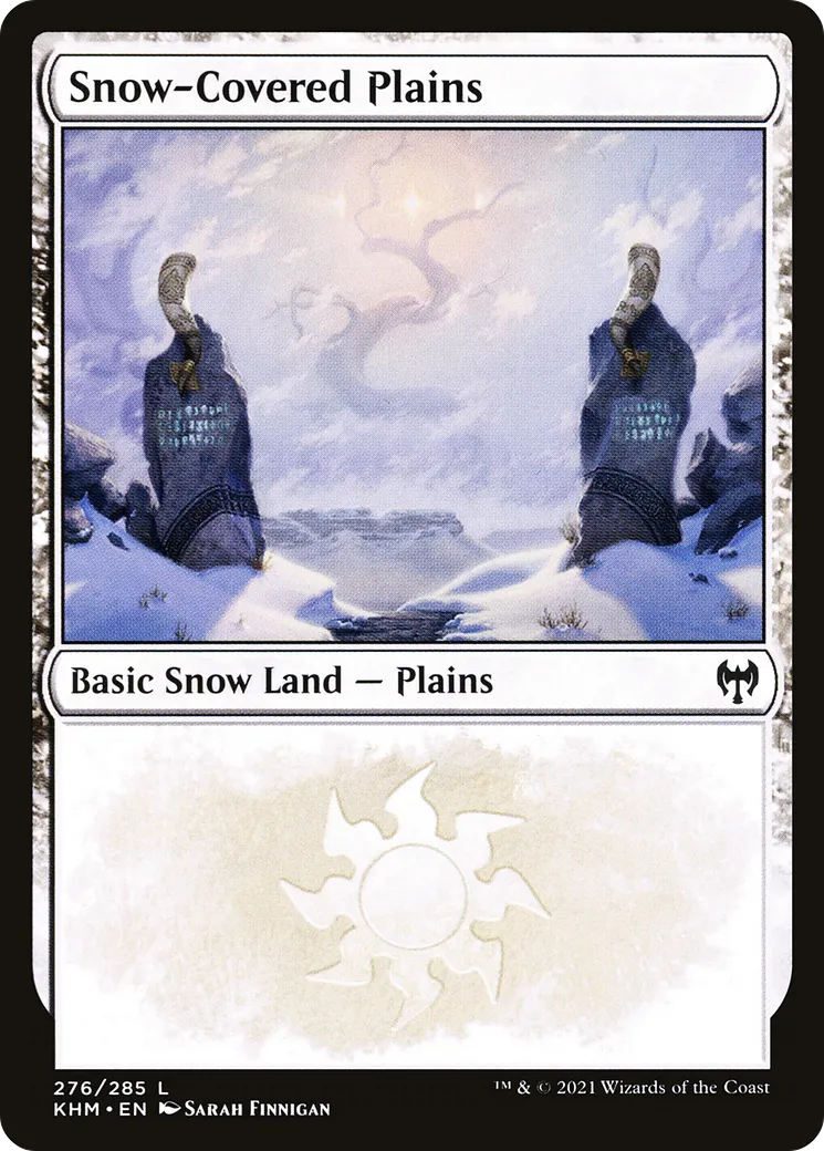 Snow-Covered Plains — Kaldheim — Magic: The Gathering