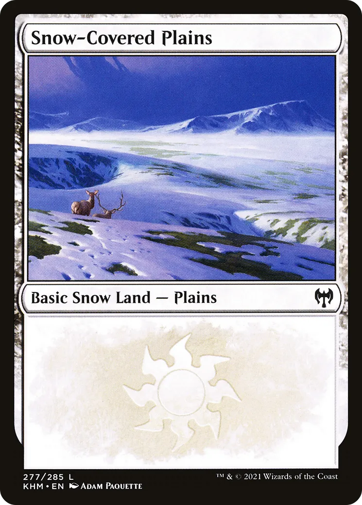 Snow-Covered Plains — Kaldheim — Magic: The Gathering