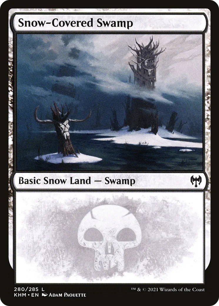 Snow-Covered Swamp — Kaldheim — Magic: The Gathering