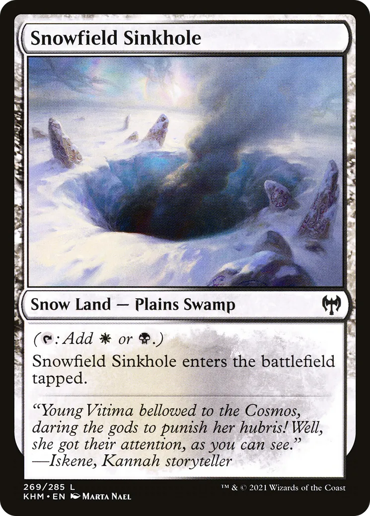 Doline de plaine neigeuse — Kaldheim — Magic: The Gathering