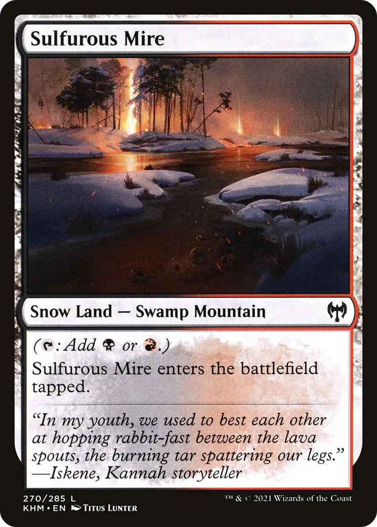 Fondrière sulfureuse — Kaldheim — Magic: The Gathering