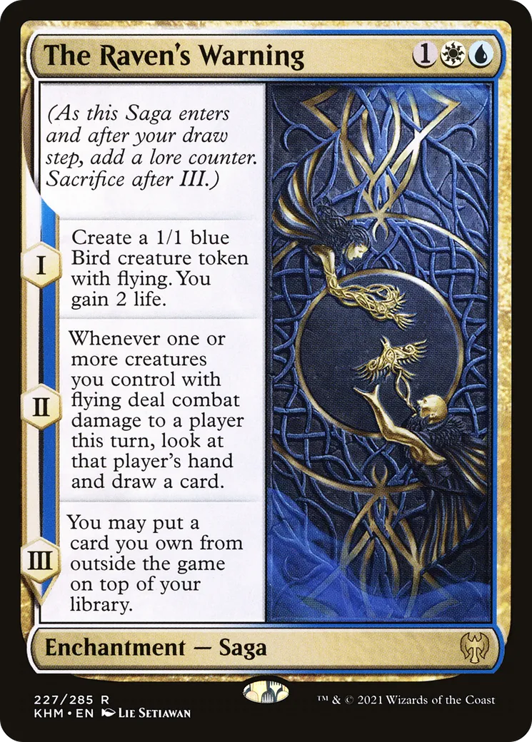 L'avertissement du corbeau — Kaldheim — Magic: The Gathering