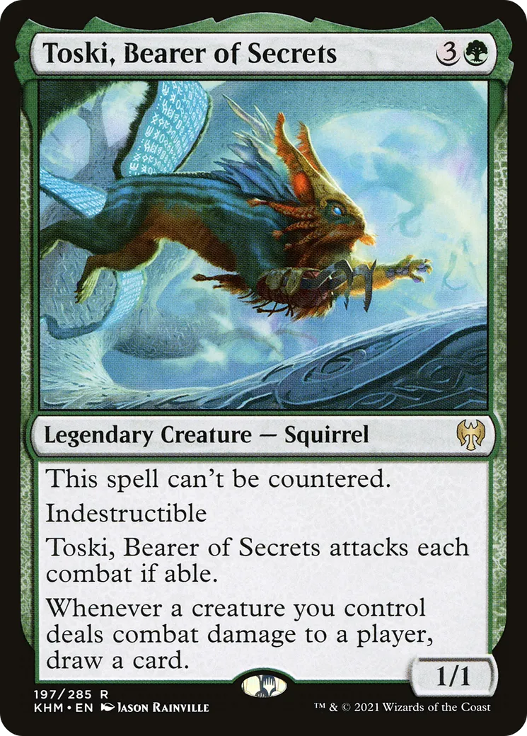 Toski, Bearer of Secrets — Kaldheim — Magic: The Gathering
