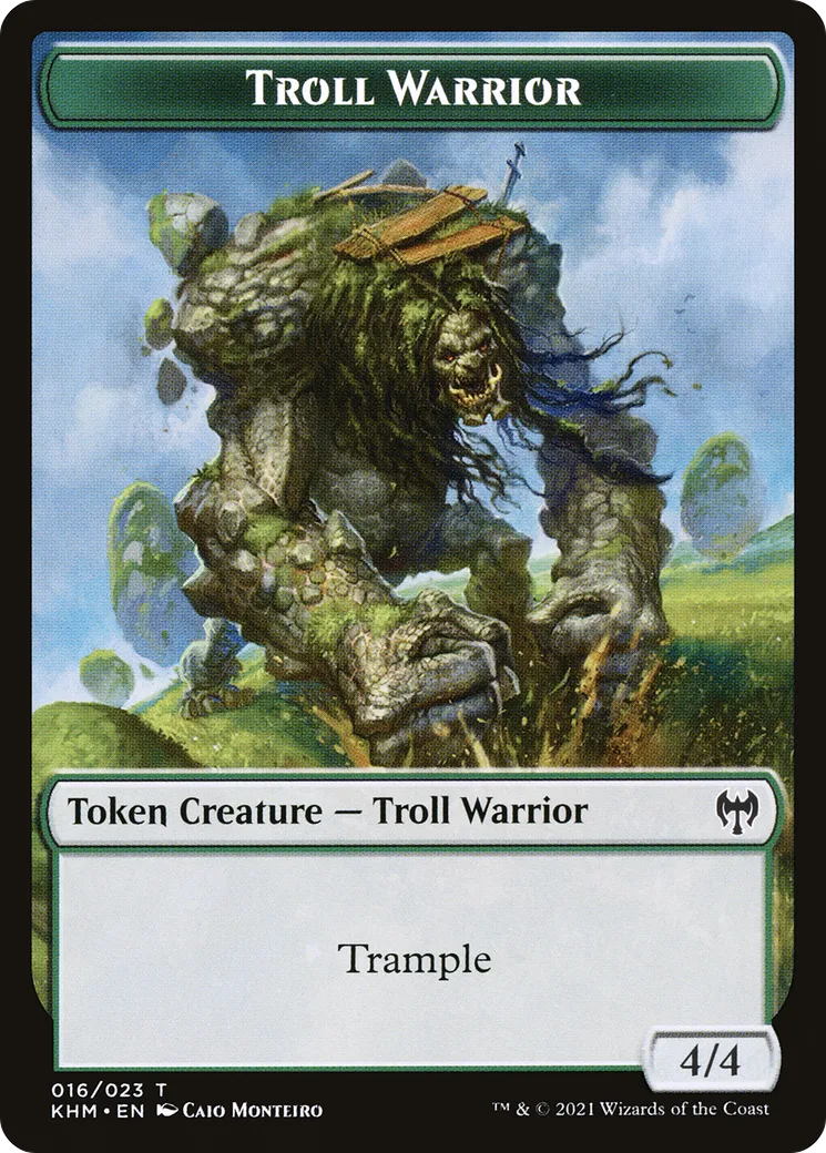Troll Warrior — Kaldheim — Magic: The Gathering