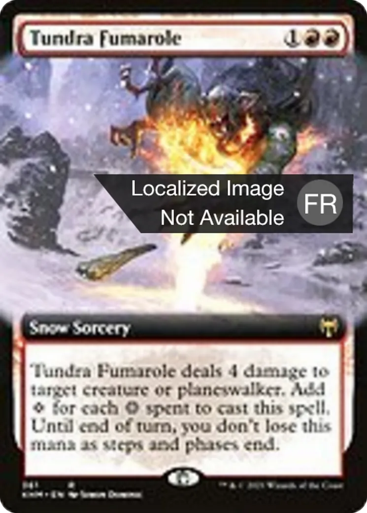 Fumerolle de la toundra — Kaldheim — Magic: The Gathering