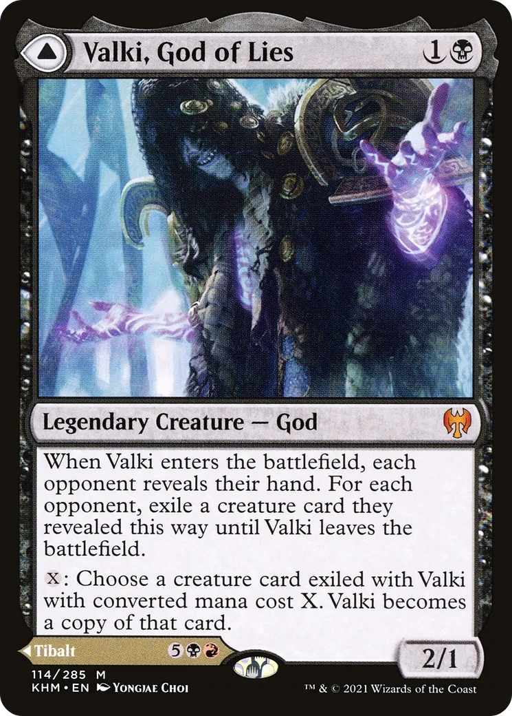 Valki, dieu des Mensonges // Tibalt, imposteur cosmique — Kaldheim — Magic: The Gathering