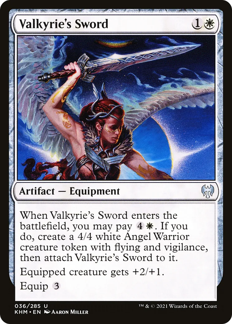 Valkyrie's Sword — Kaldheim — Magic: The Gathering