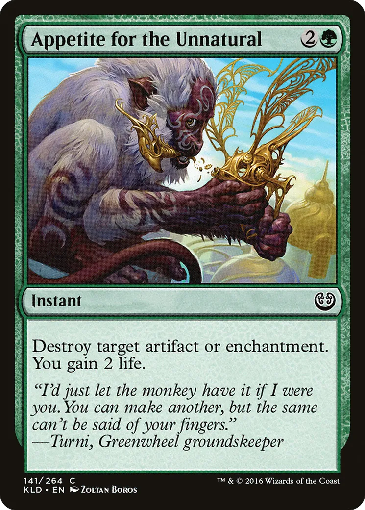 Appetite for the Unnatural — Kaladesh — Magic: The Gathering