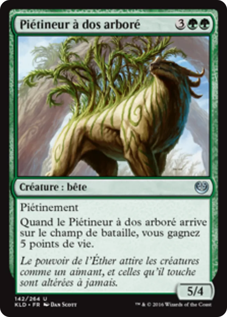 Piétineur à dos arboré — Kaladesh — Magic: The Gathering