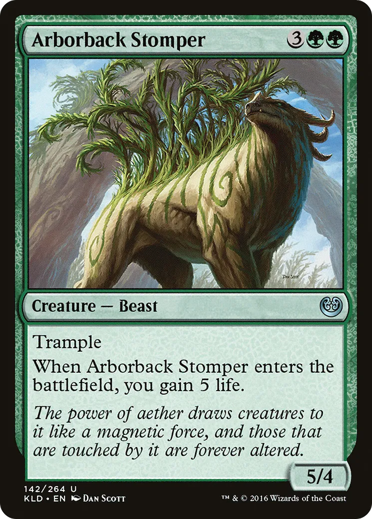 Piétineur à dos arboré — Kaladesh — Magic: The Gathering
