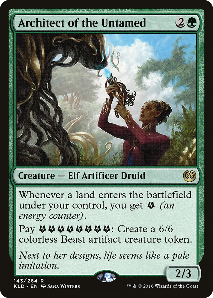 Architect of the Untamed — Kaladesh — Magic: The Gathering