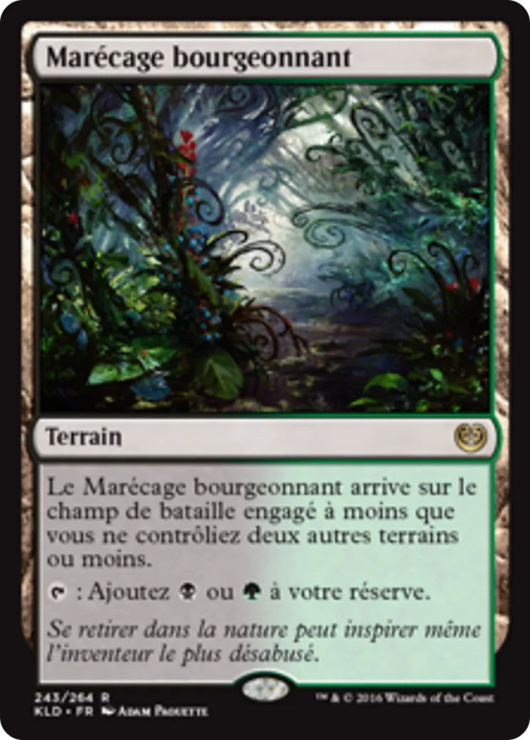 Marécage bourgeonnant — Kaladesh — Magic: The Gathering