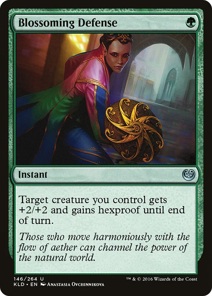 Blossoming Defense — Kaladesh — Magic: The Gathering