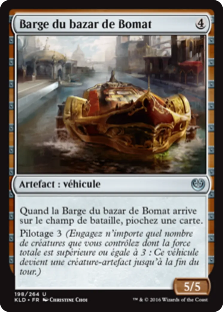Barge du bazar de Bomat — Kaladesh — Magic: The Gathering