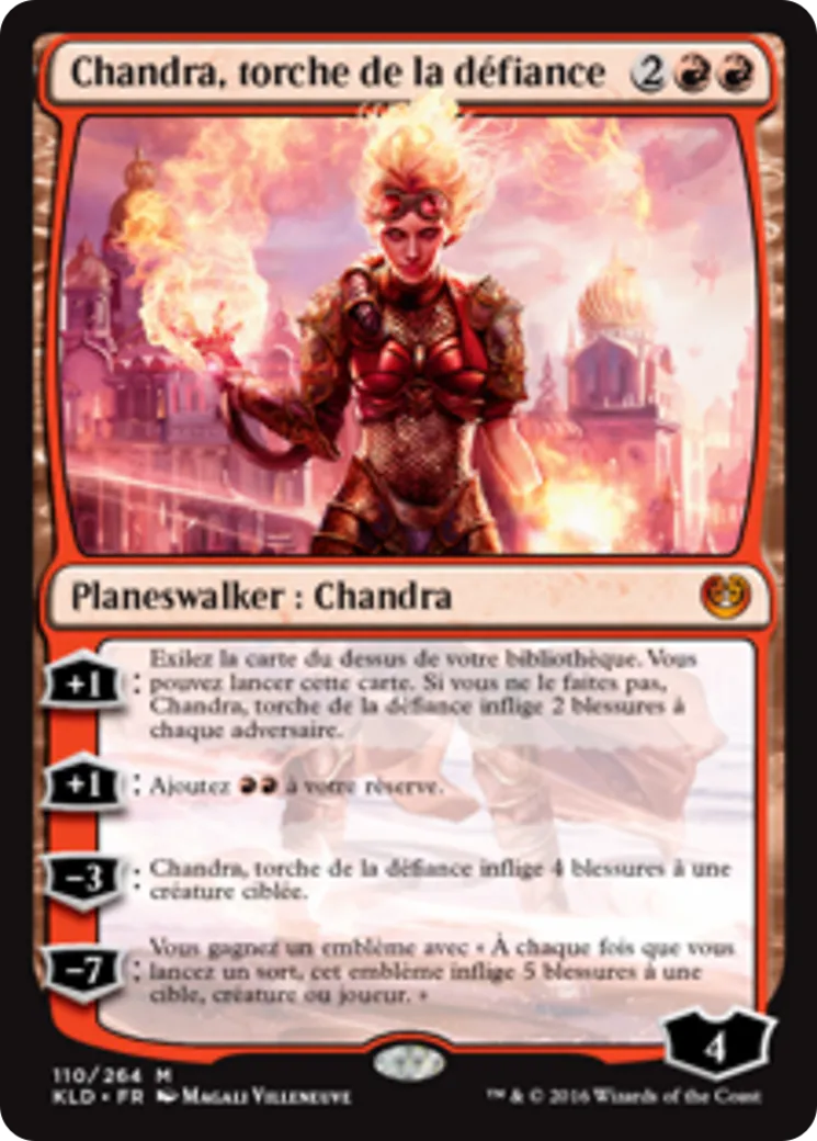 Chandra, torche de la défiance — Kaladesh — Magic: The Gathering