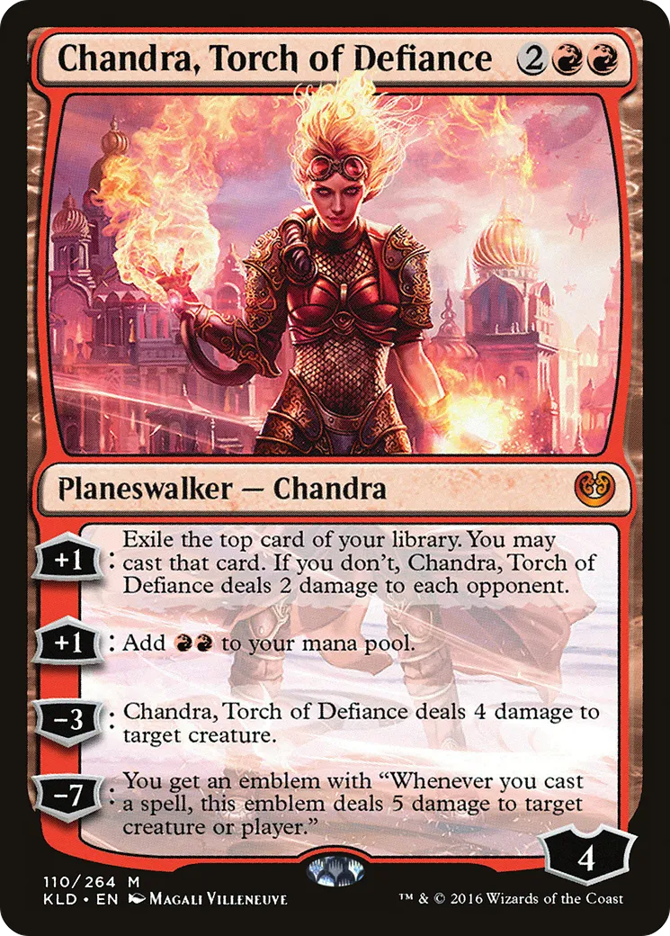 Chandra, Torch of Defiance — Kaladesh — Magic: The Gathering